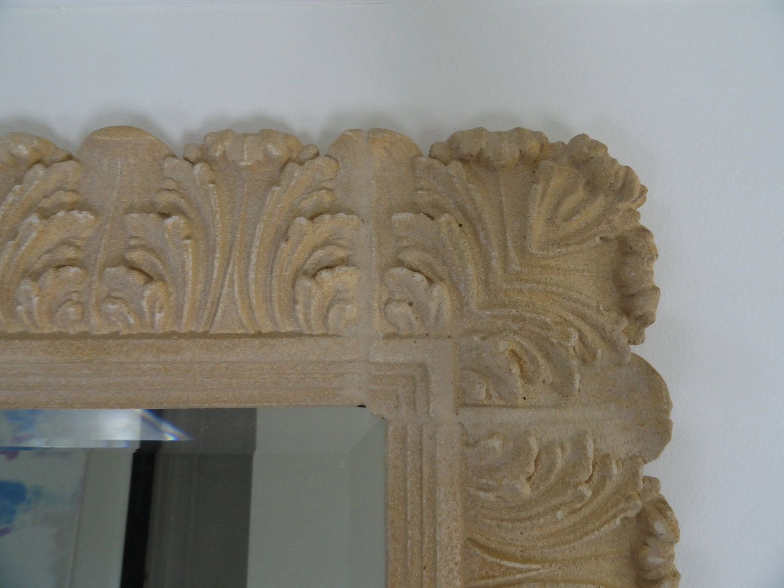Textured Faux Stone Mirror - 8