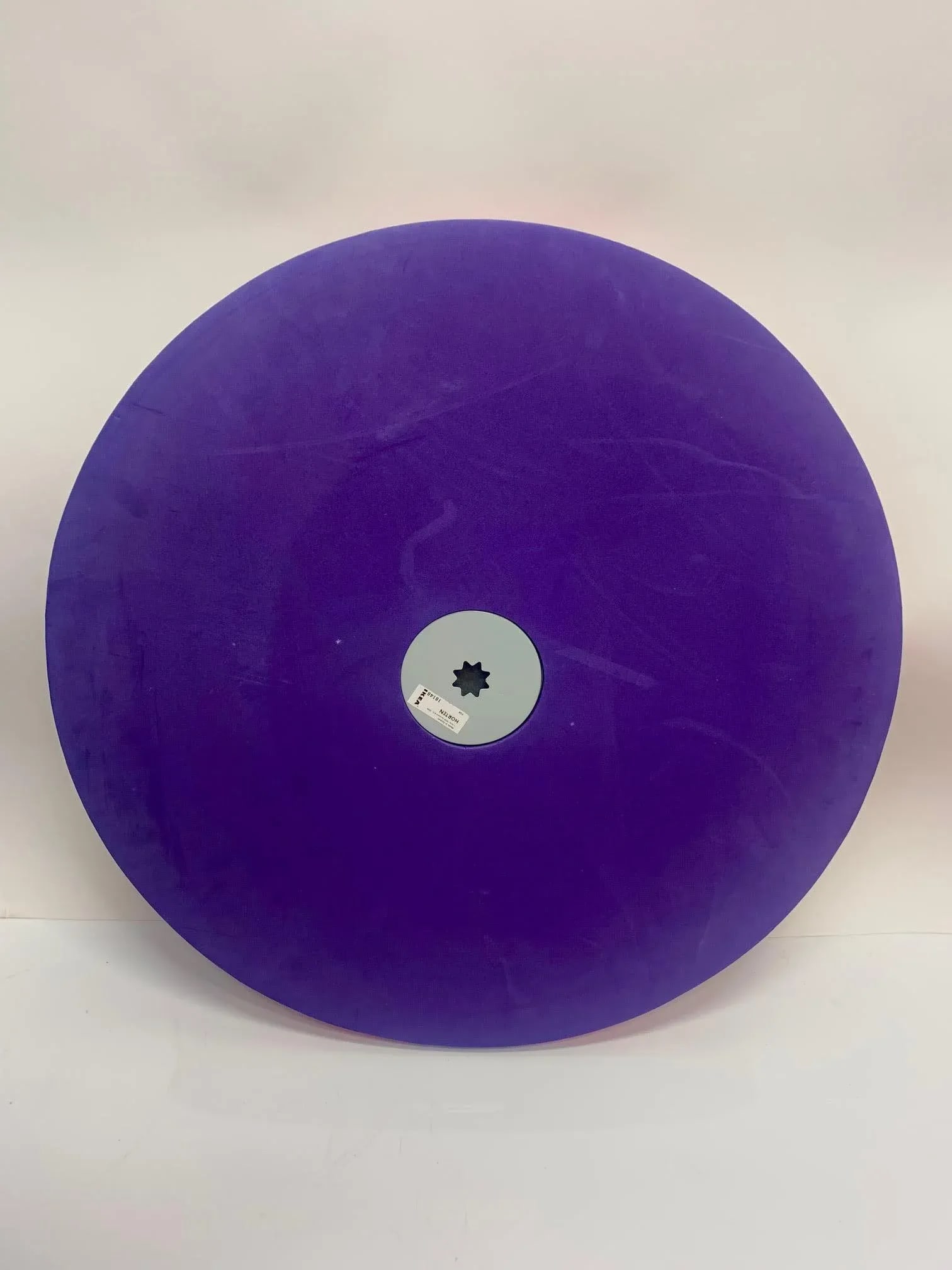 Vintage 1990s Ultraviolet Rubber Framed Mirror - 4