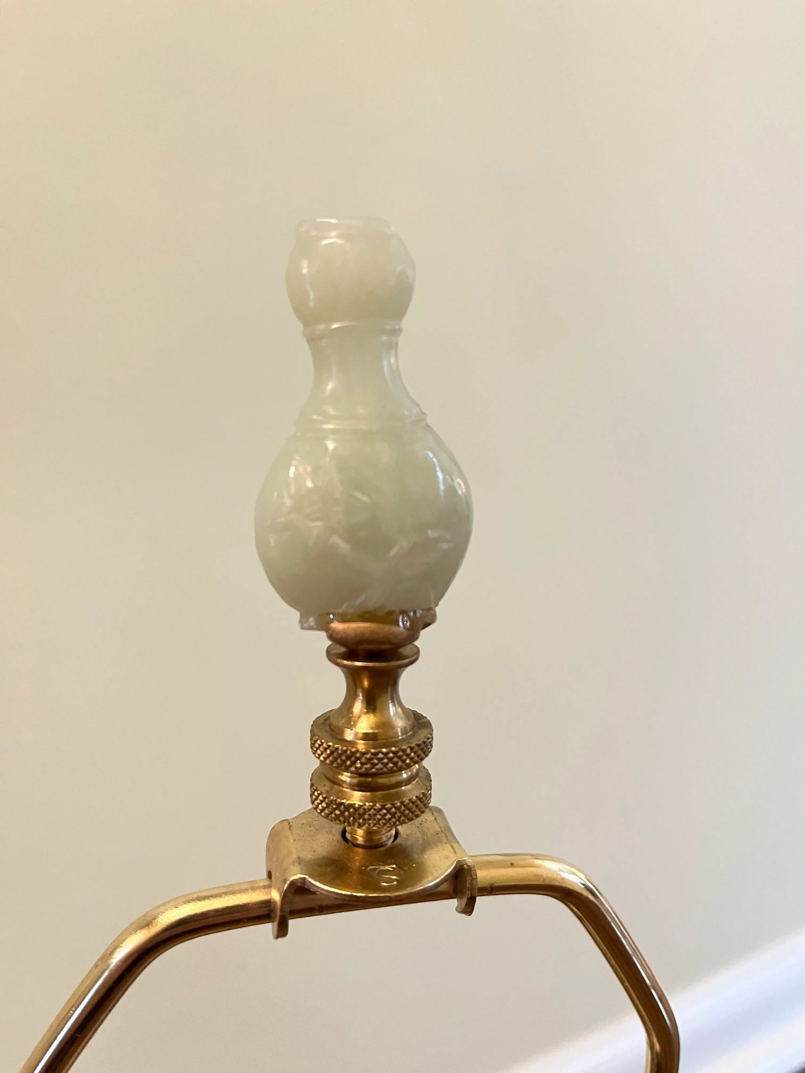 1950s Embossed Floral Table Lamps - a Pair - 5