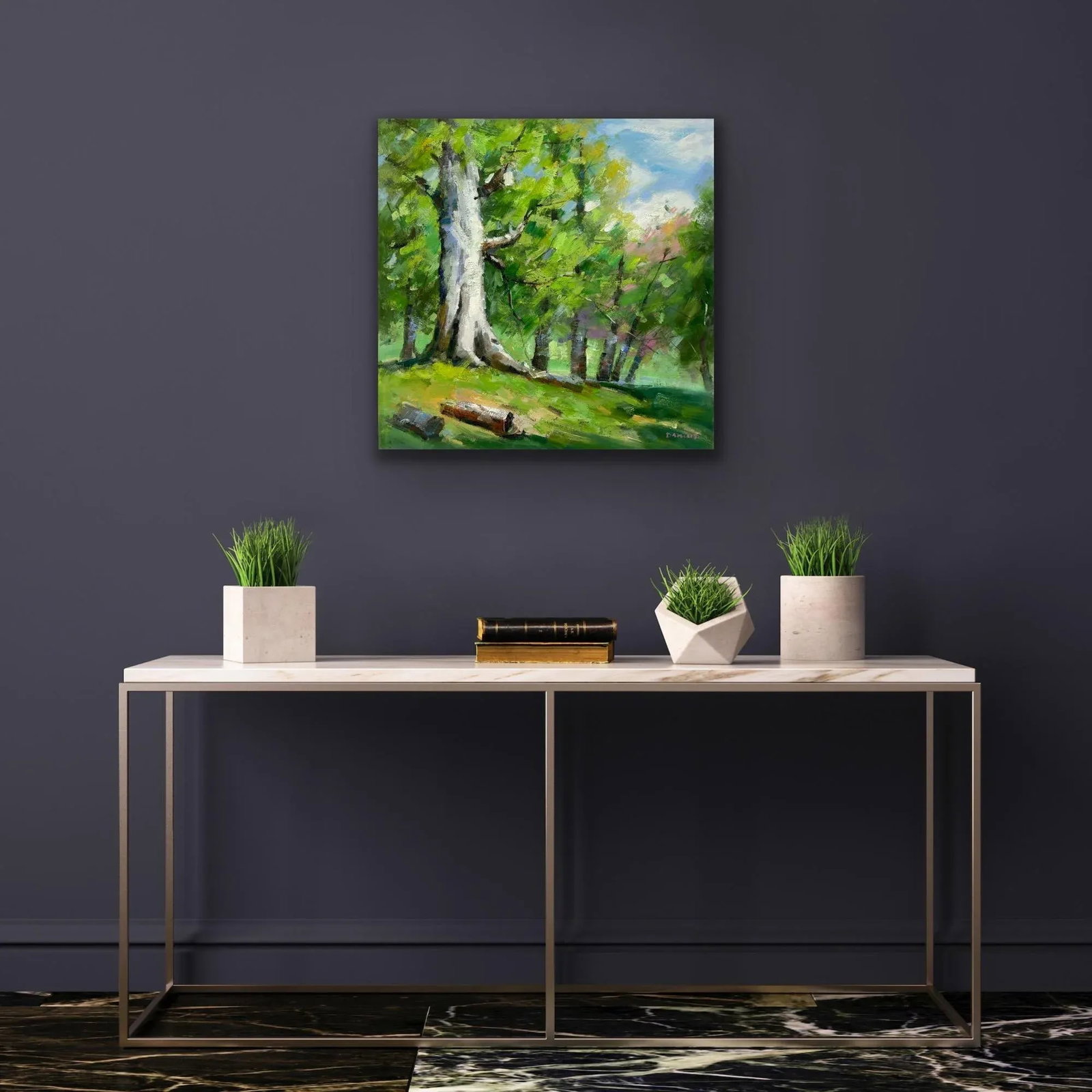 Impressionistic Landscape Original Oil Painting - 3
