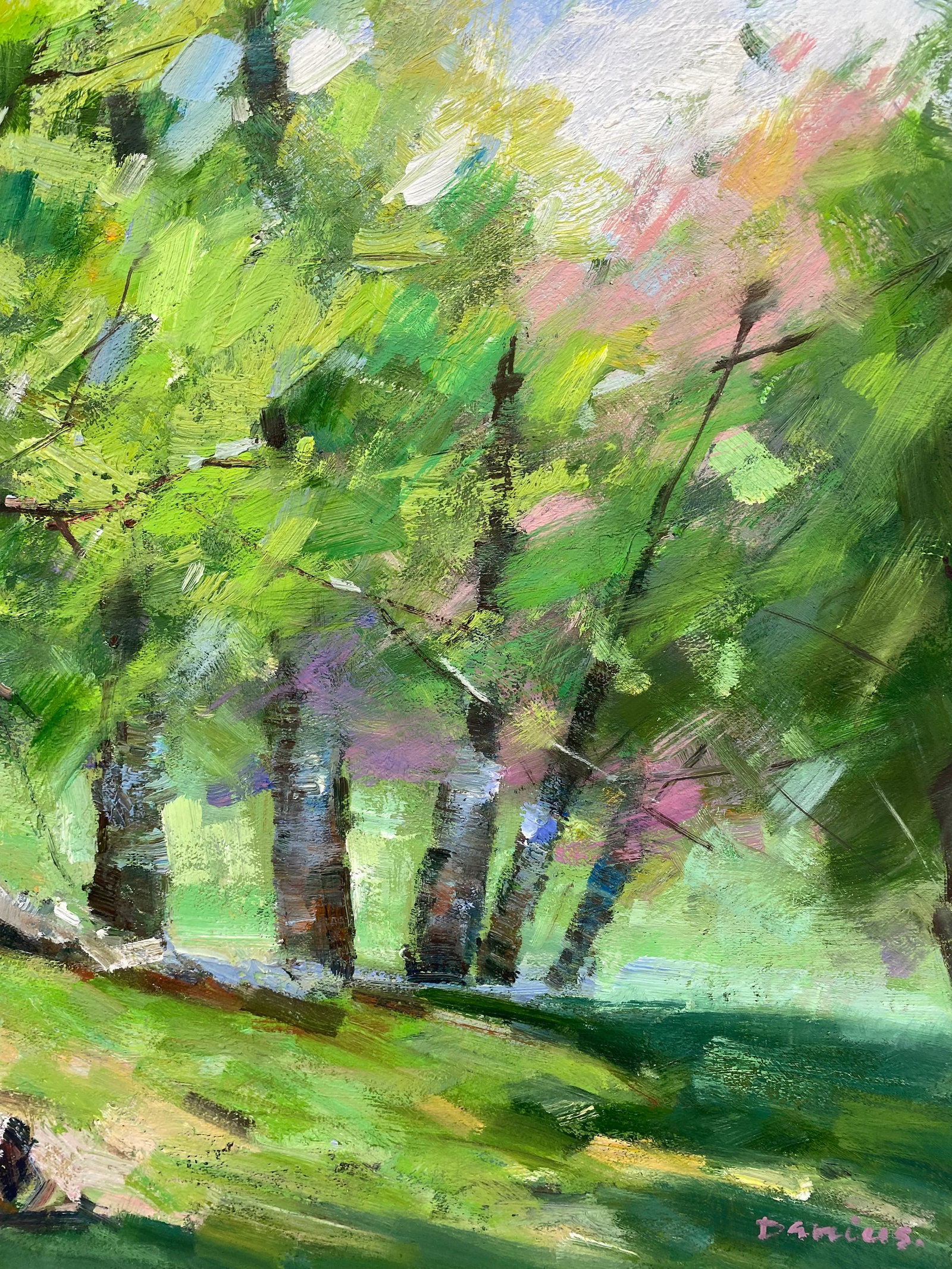 Impressionistic Landscape Original Oil Painting - 8