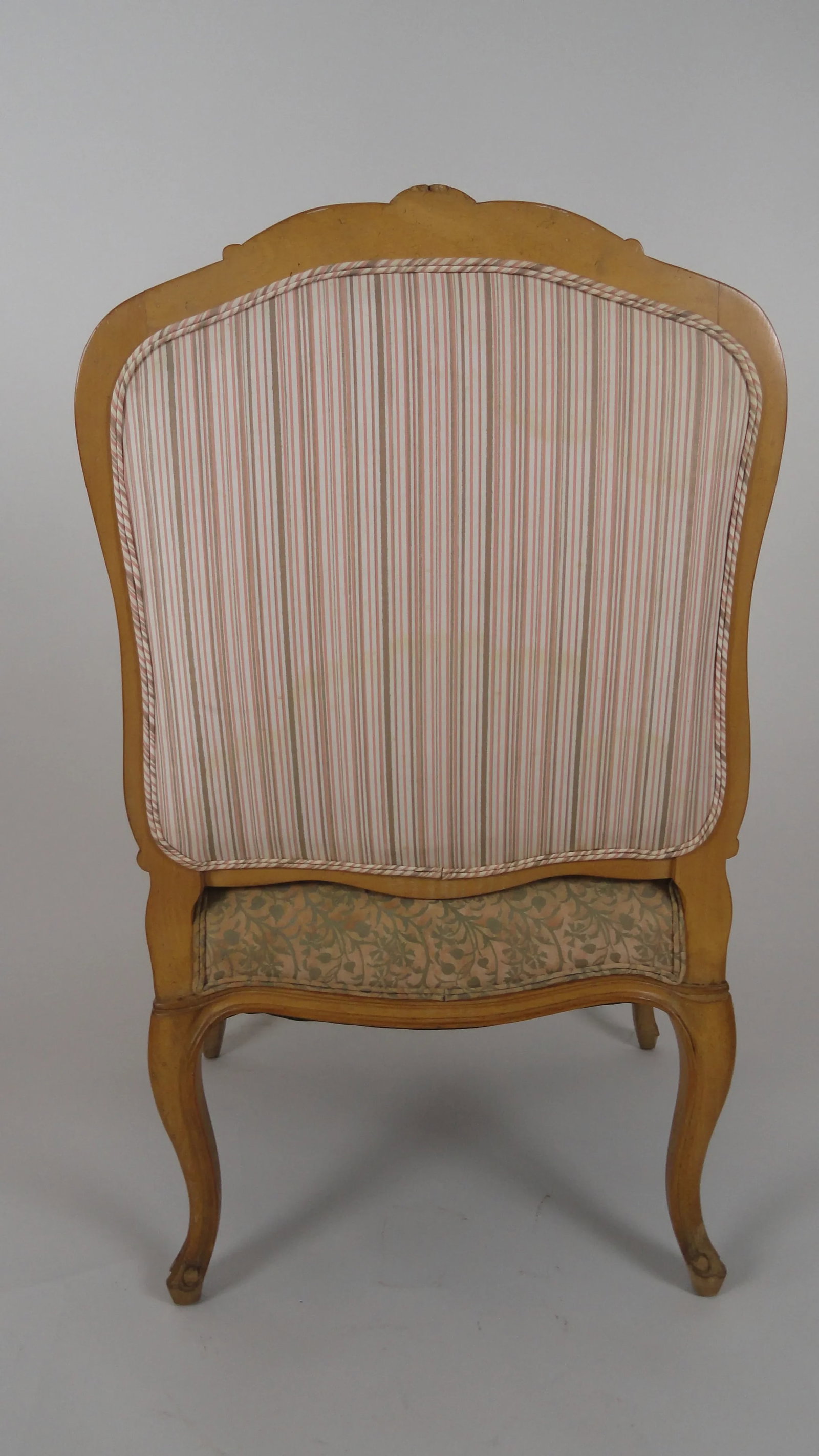Vintage Mid Century Louis XV Style Beechwood Carved Fauteuils - a Pair - 3