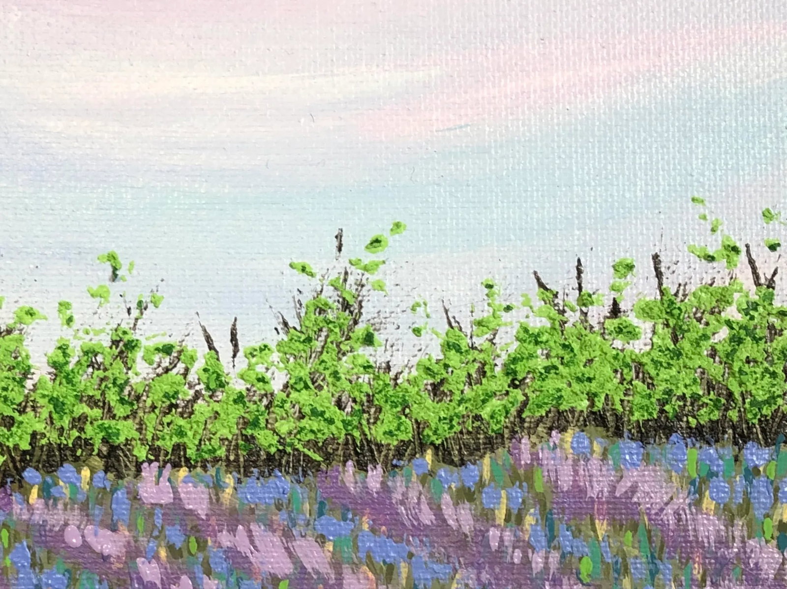 "A Peaceful View" Contemporary Impressionist Style Painting by Deb Bossert - 2
