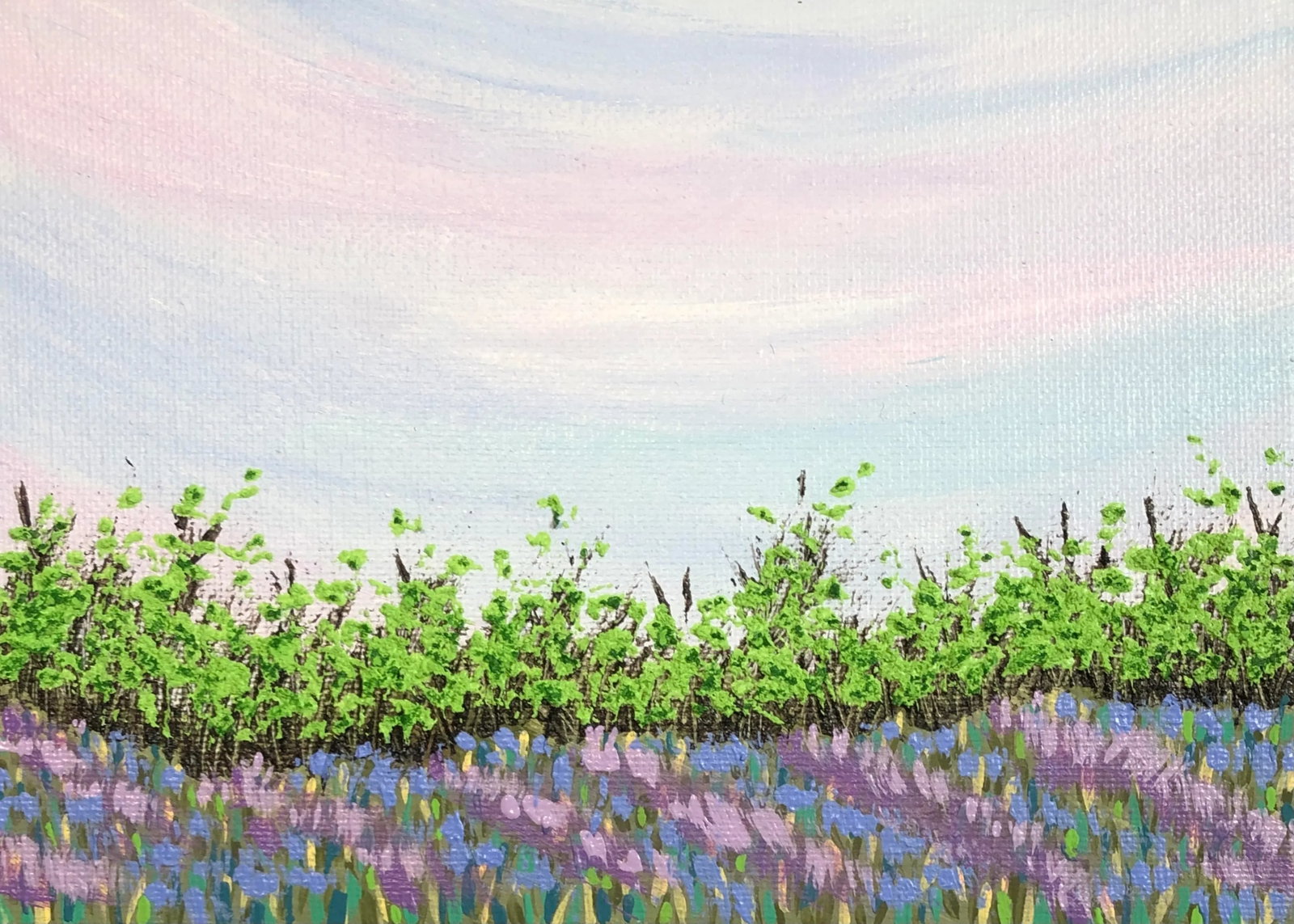 "A Peaceful View" Contemporary Impressionist Style Painting by Deb Bossert - 4