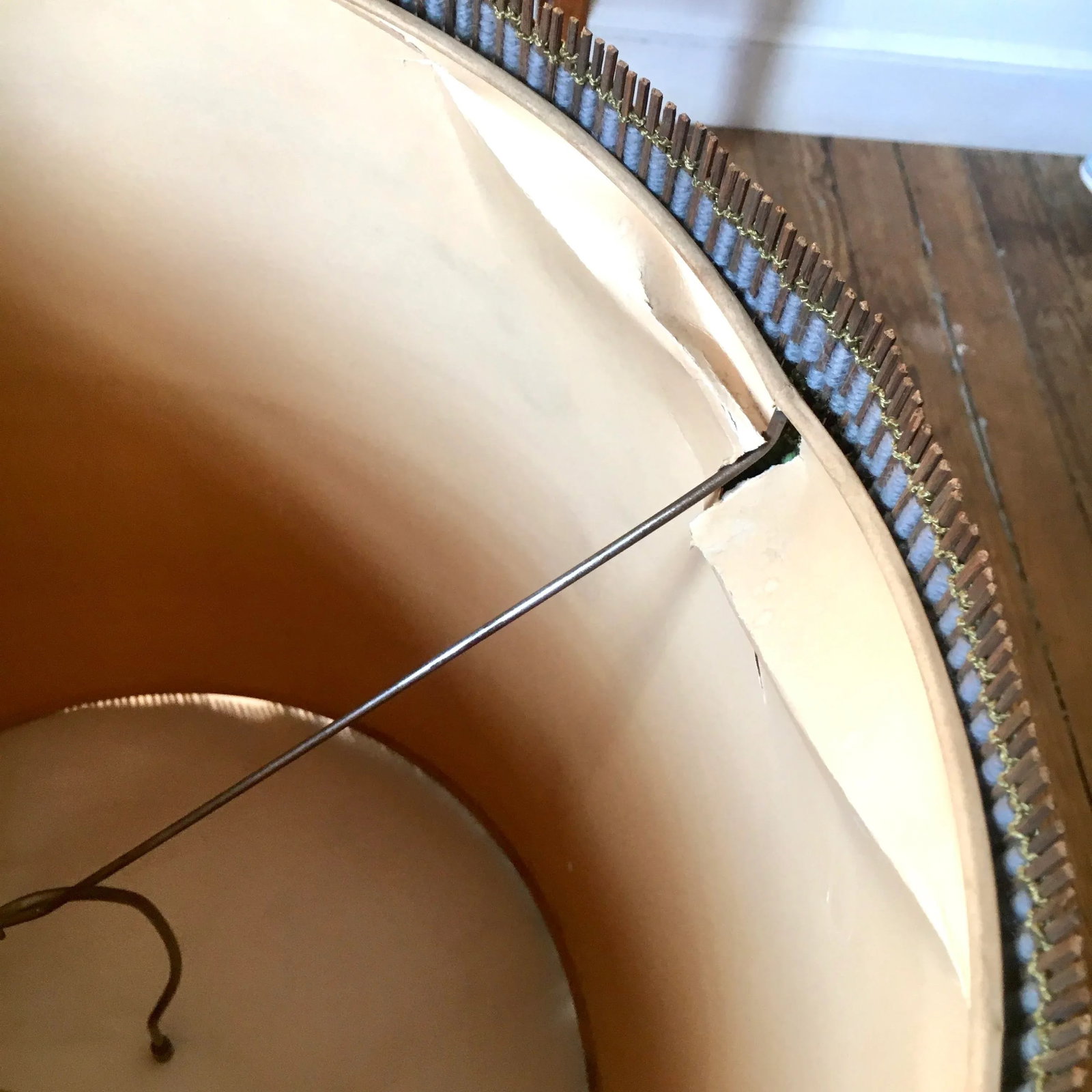 1960s Quartite Sea Green Lamps With Maria Kipp Lampshades - 10
