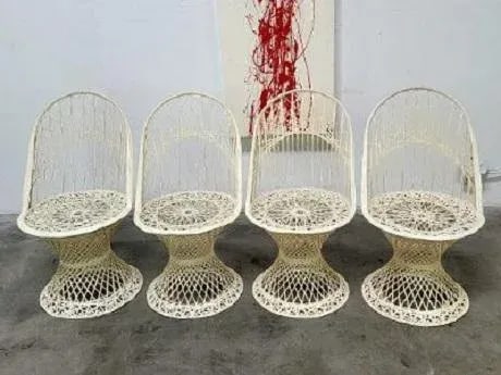 1960s Spun Fiberglass Patio Set by Russell Woodard - 12