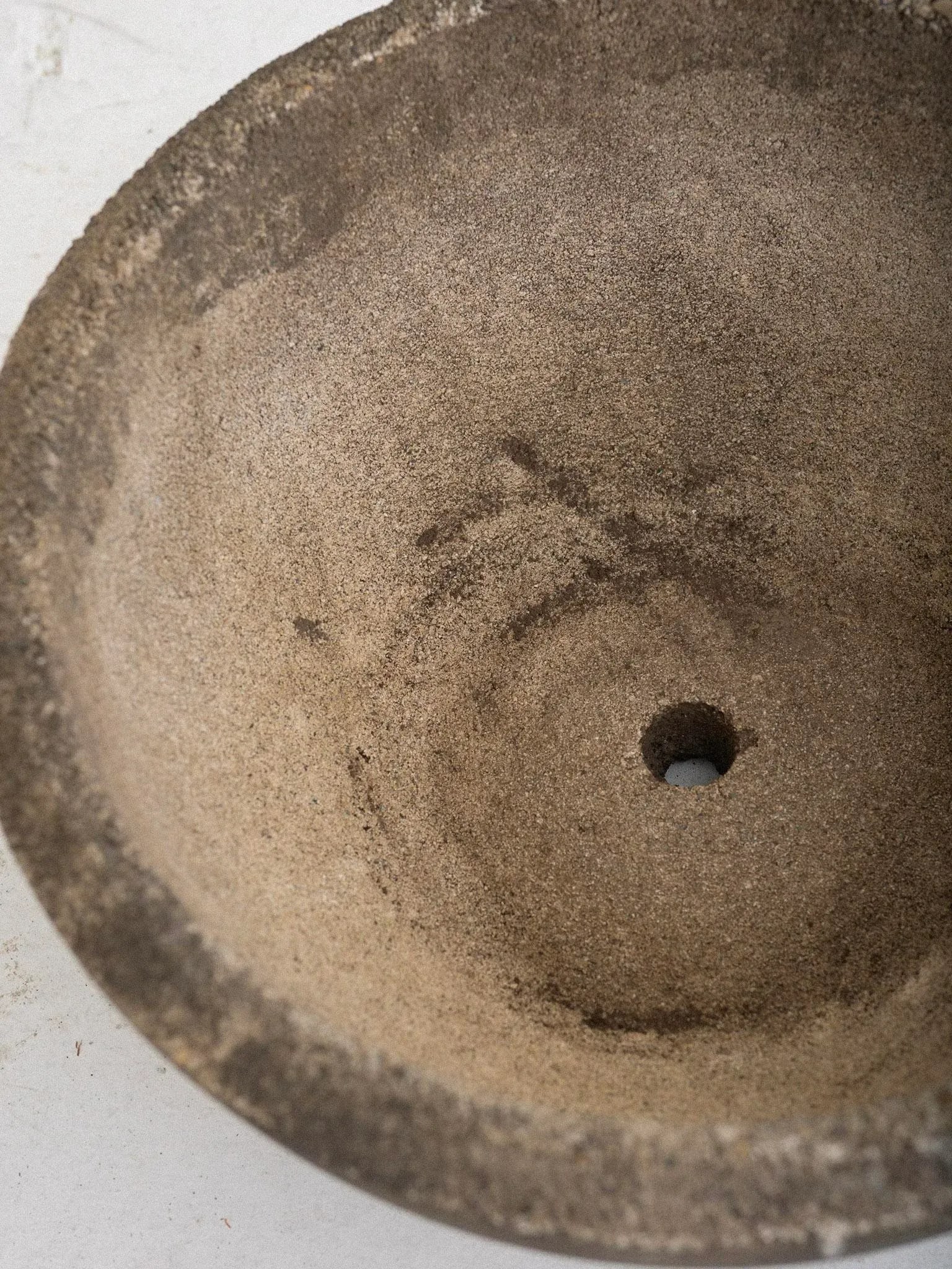 Mid Century Concrete Cast Stone Planters - a Pair - 4
