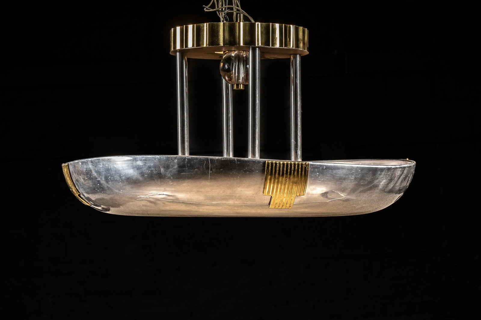 1920 Art Deco Ceiling Light Fixture - 10