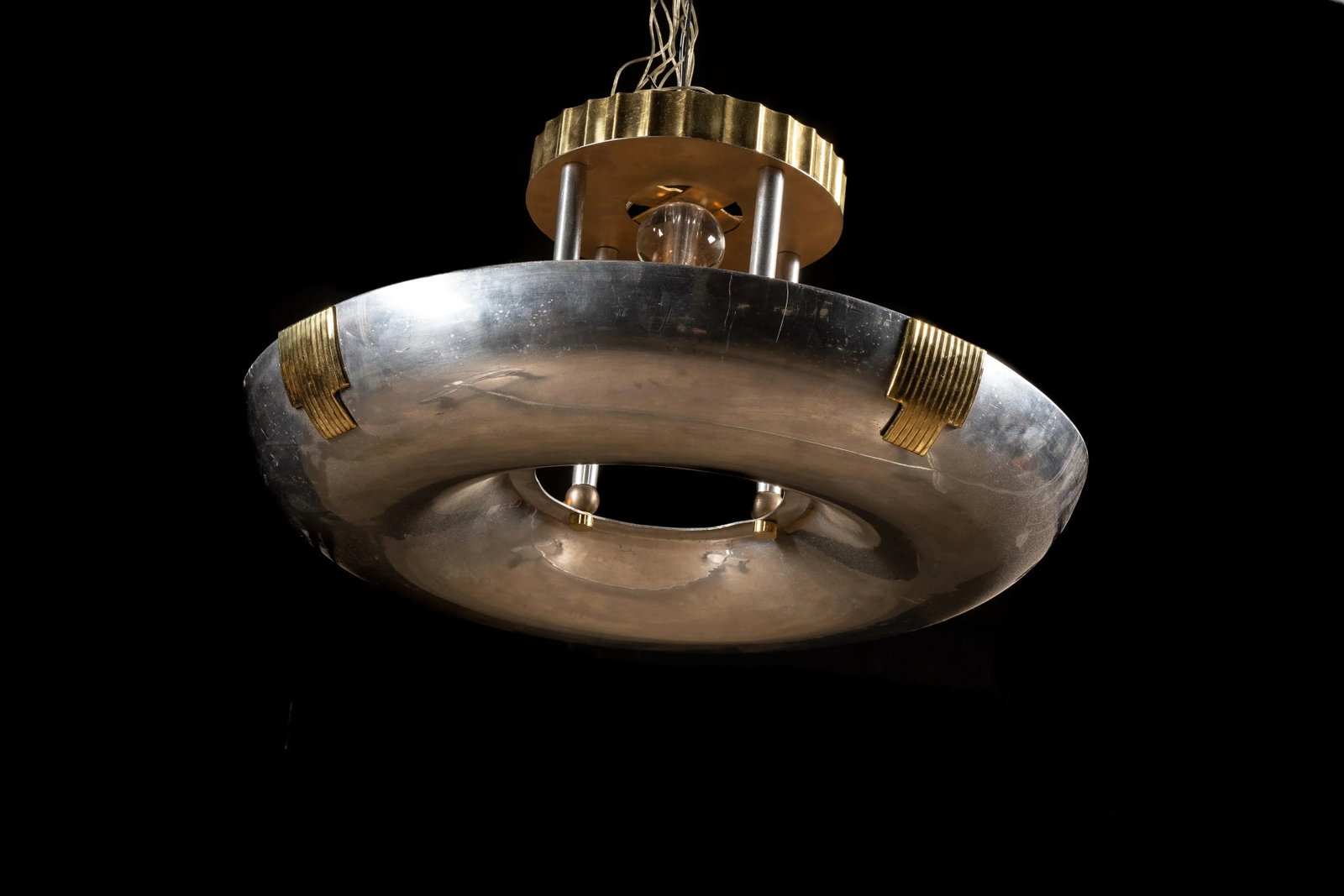 1920 Art Deco Ceiling Light Fixture - 3