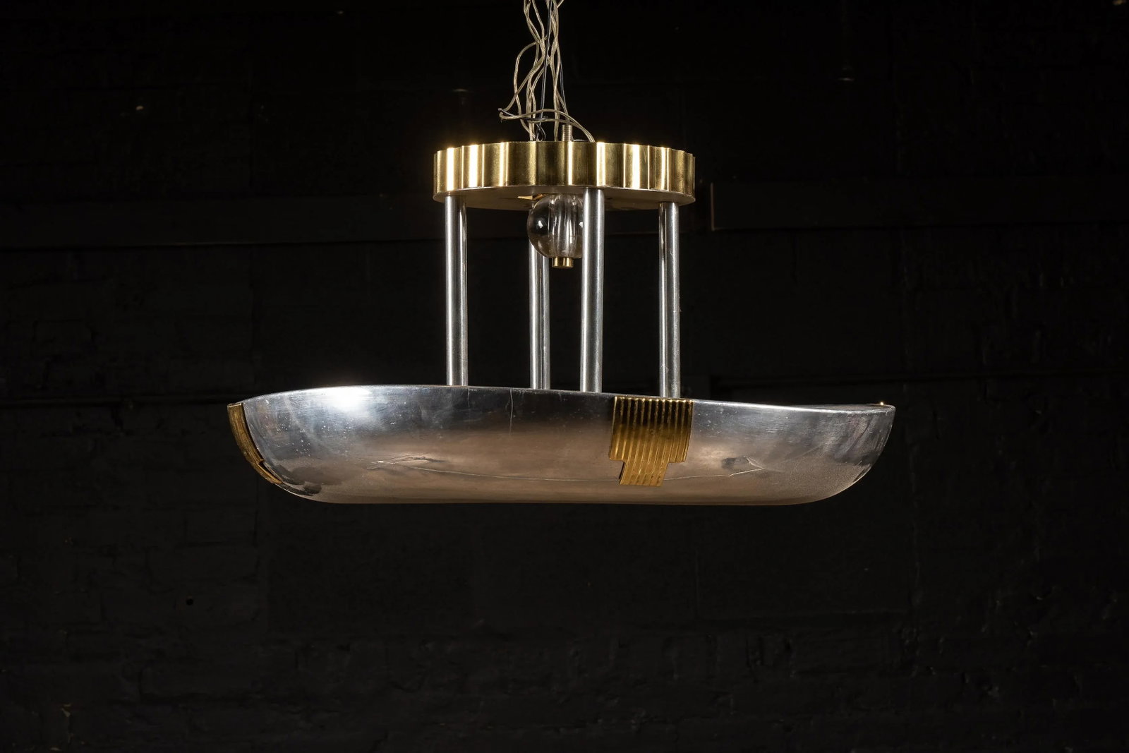 1920 Art Deco Ceiling Light Fixture - 7