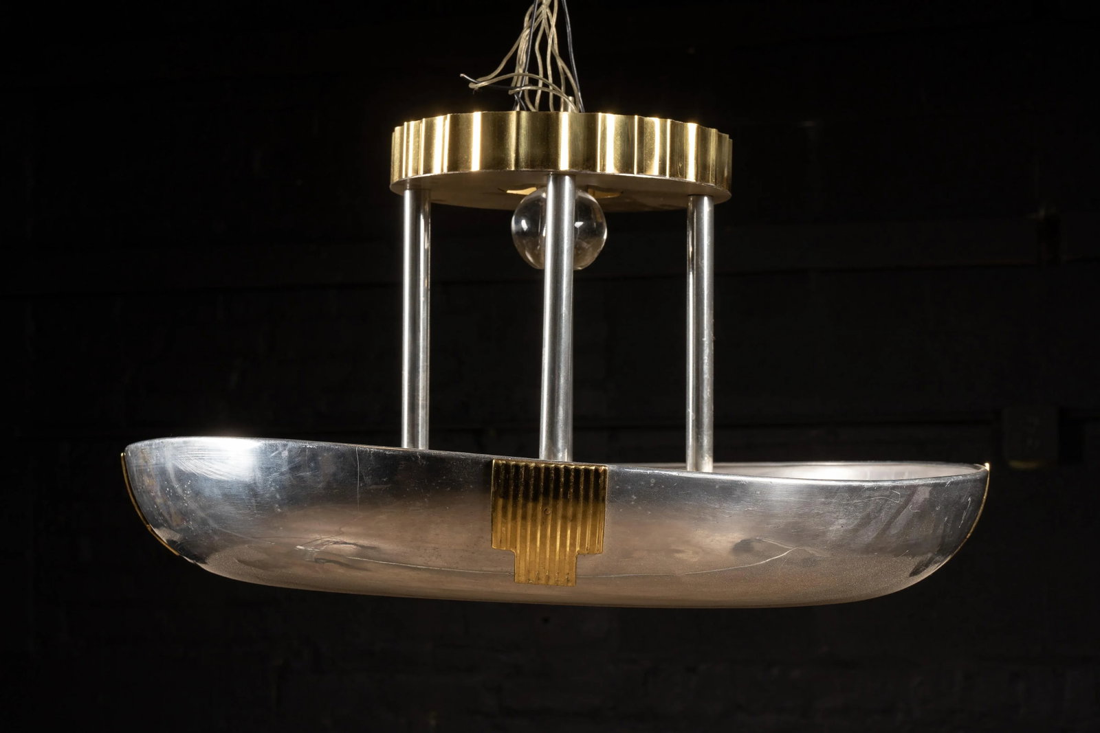 1920 Art Deco Ceiling Light Fixture - 8