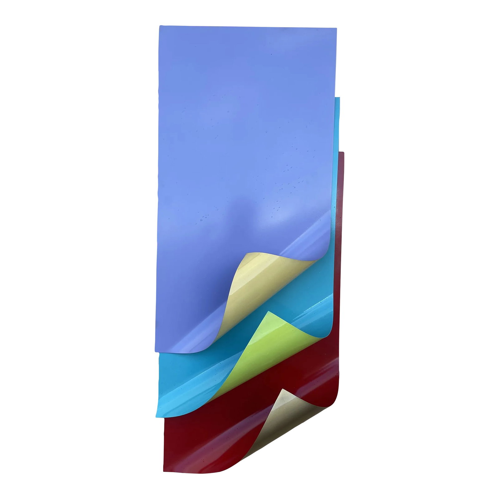 Modern Metal Wall Sculpture: This is a modern multi color metal wall sculpture. It is in good condition. Condition: Imperfections: Some Imperfections Condition Notes: Good condition Origin: United States Materials &