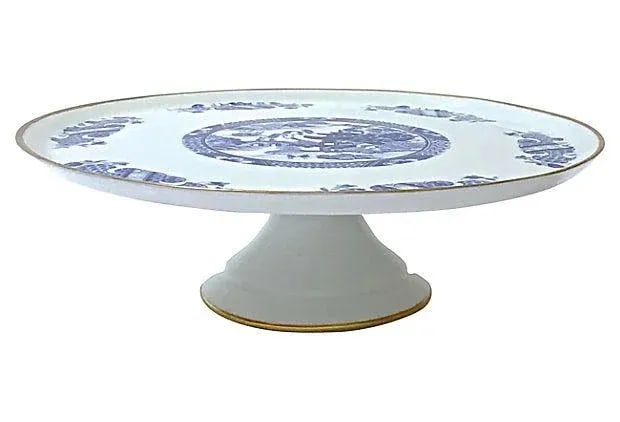 Chinoiserie Limoges Porcelain Cake Plate - 2