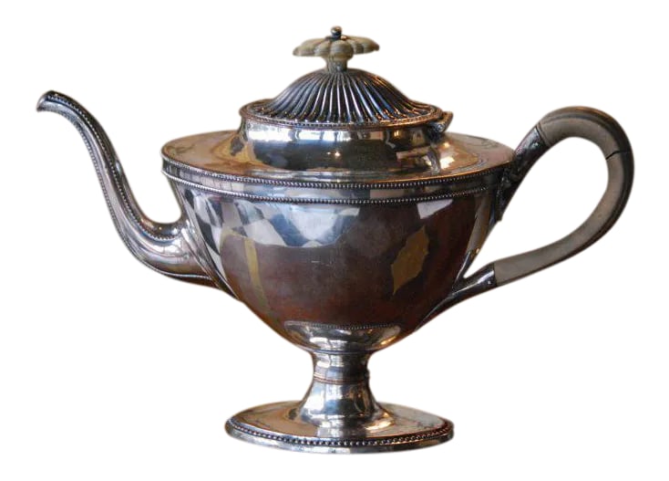 Mid 19th Century Silver Plated Tea Pot (1 of 5)