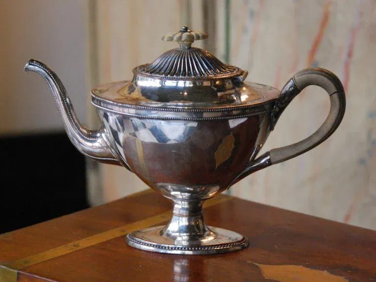 Mid 19th Century Silver Plated Tea Pot - 2
