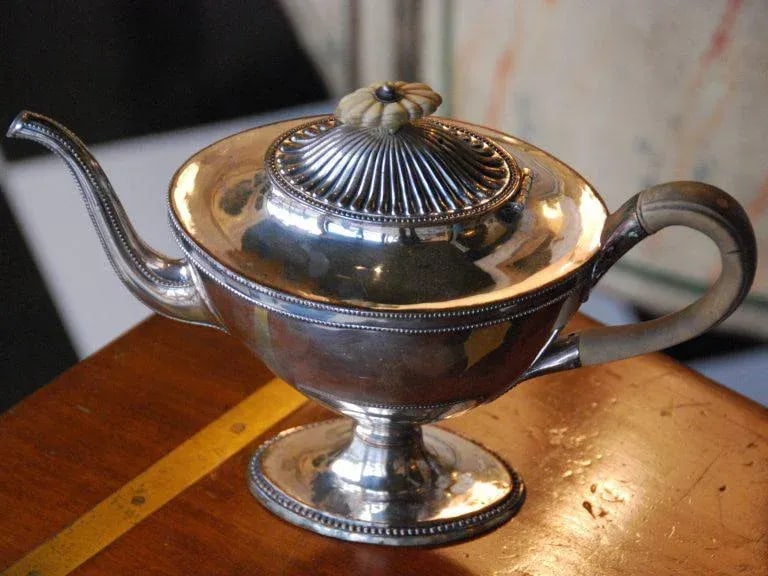 Mid 19th Century Silver Plated Tea Pot - 3