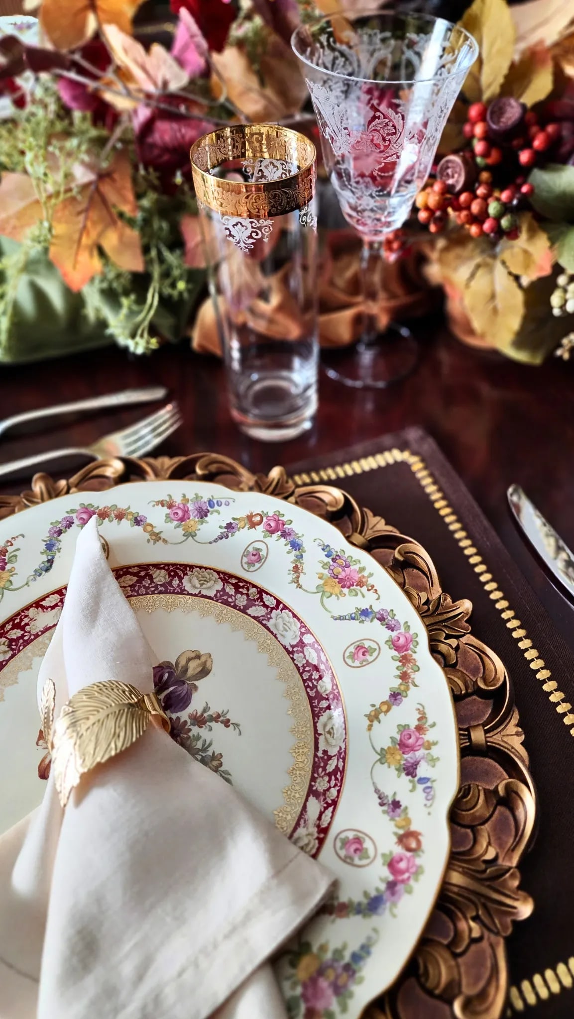 Schumann Dresden Dinnerware Fine Dinner Plates Set of 6 - 2