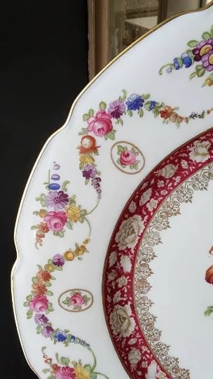 Schumann Dresden Dinnerware Fine Dinner Plates Set of 6 - 5