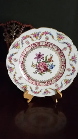 Schumann Dresden Dinnerware Fine Dinner Plates Set of 6 - 8