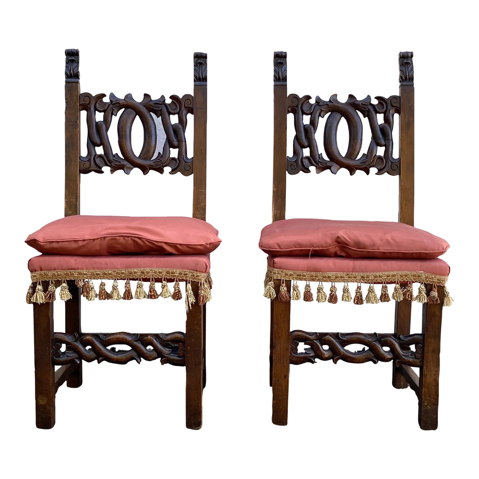 Antique Italian Chairs a Pair (1 of 6)