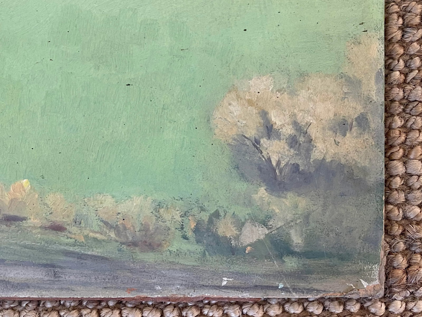 Vintage Americana Pastoral Countryside Painting - 3
