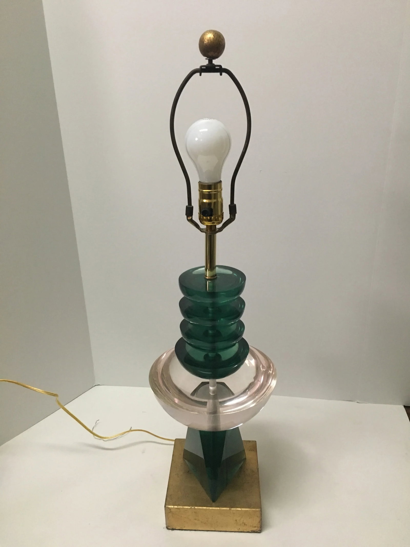 Lucite Table Lamp by Van Teal - 2