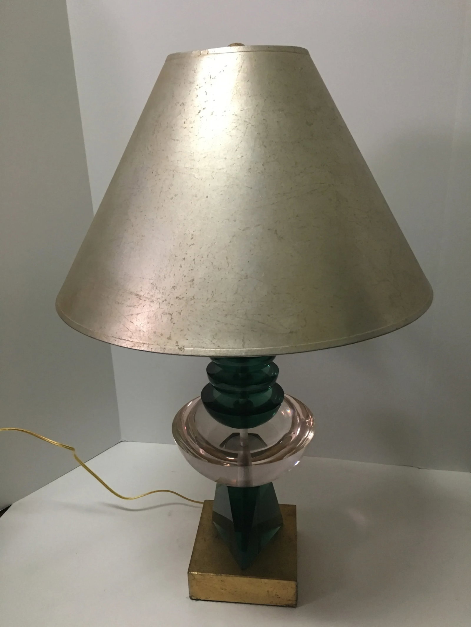 Lucite Table Lamp by Van Teal - 3