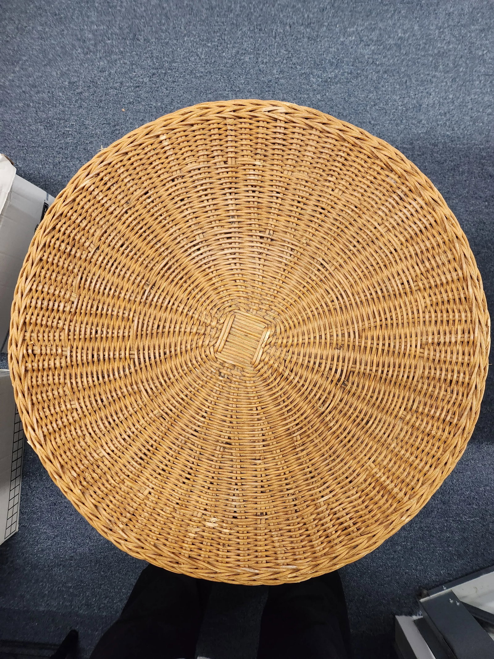 1980s Wicker Ghost Table - 2