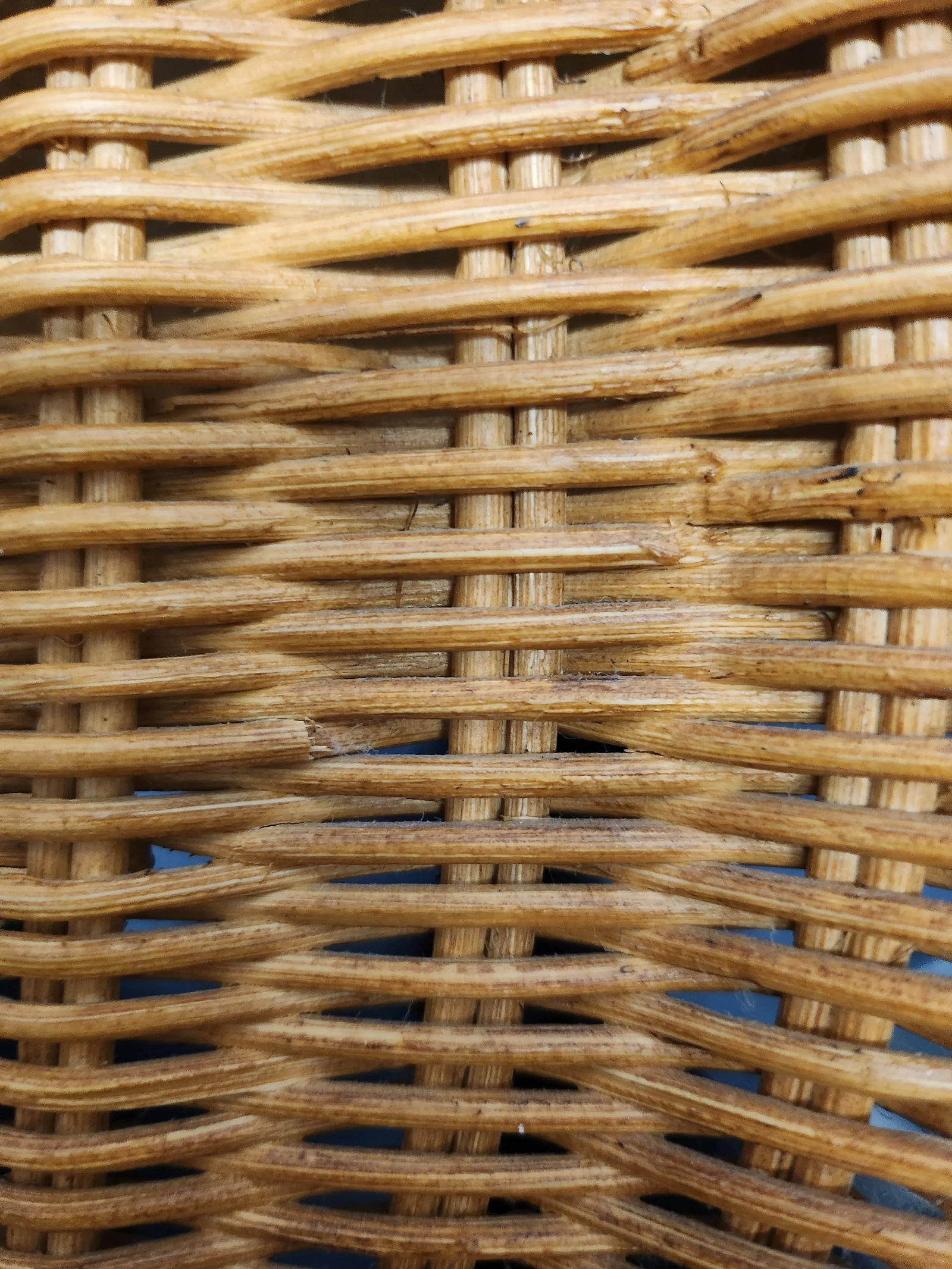 1980s Wicker Ghost Table - 5