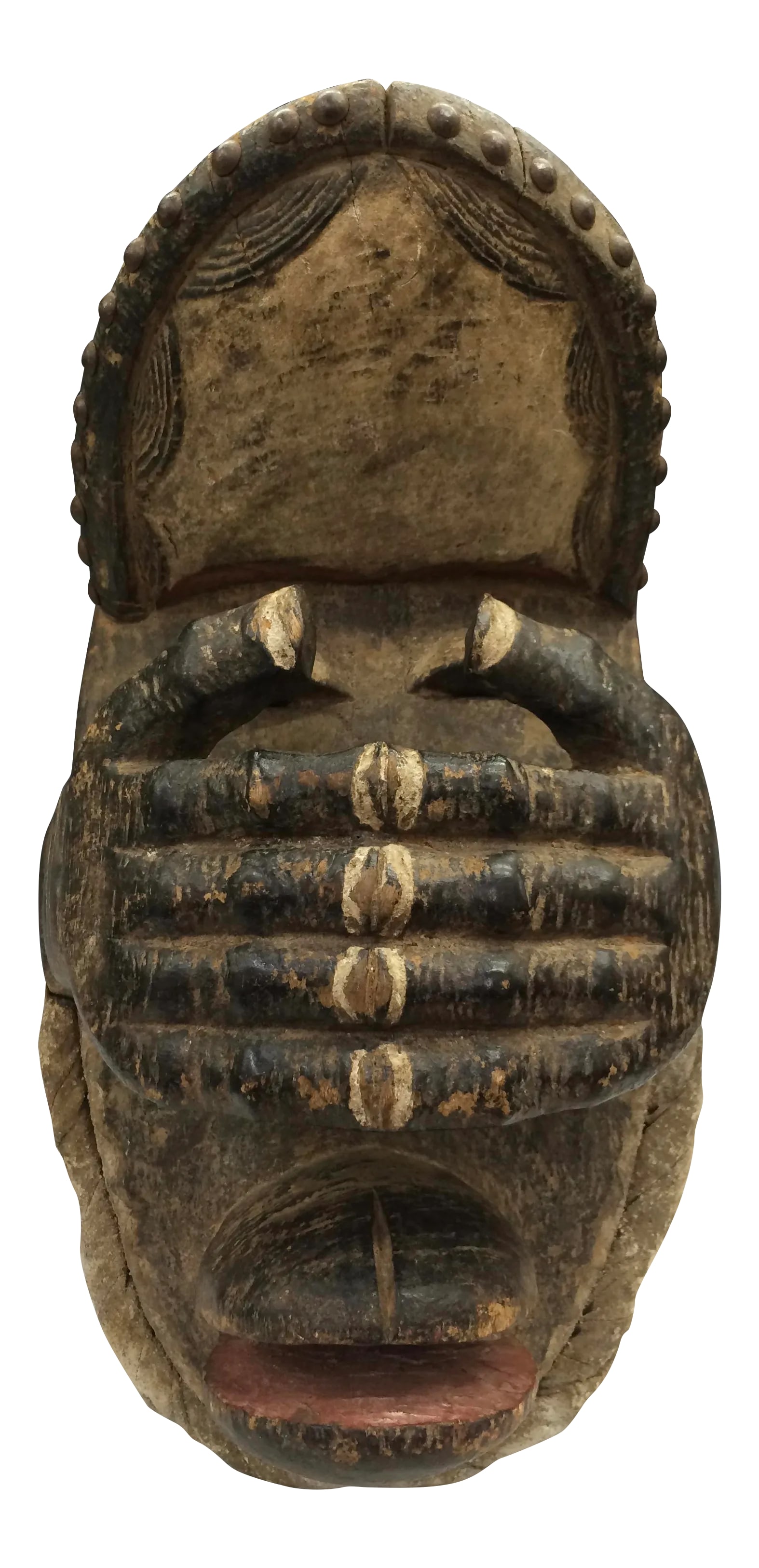 African Art Bete Mask: African art, Tribal art Large Bete Mask from Ivory Coast. A little wear due to aged. Excellent condition. Condition: Alterations: Original Condition Unaltered Imperfections: Some Imperfections