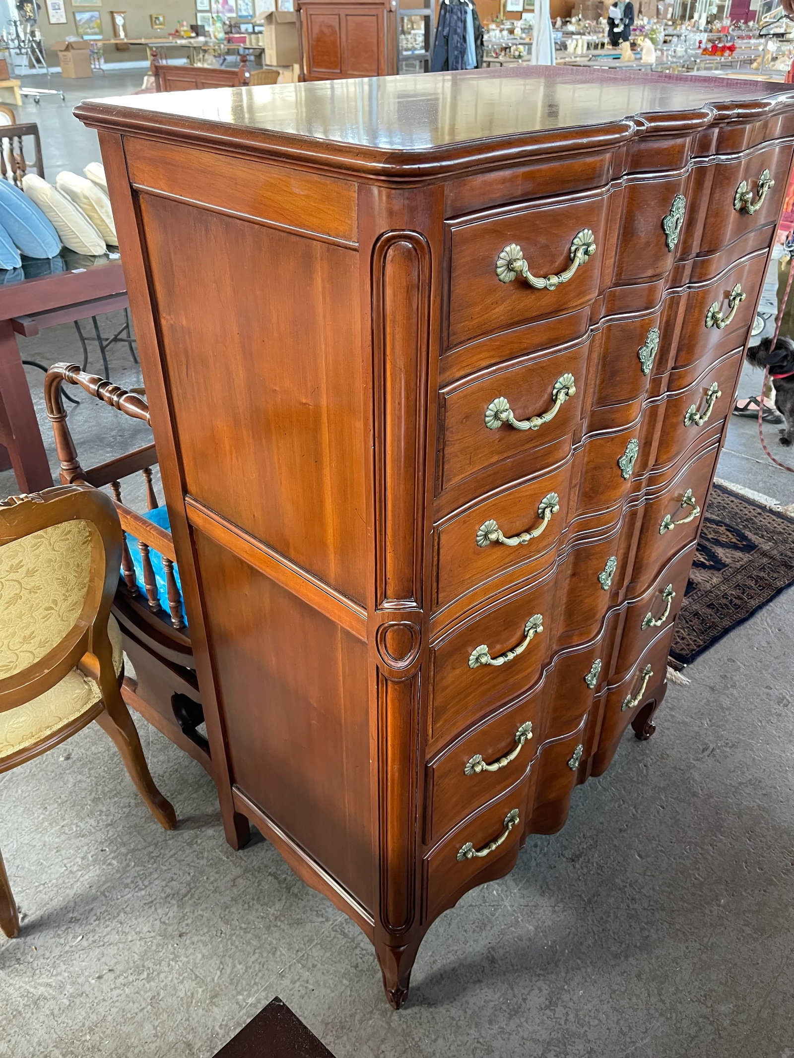 John Widdicomb French Provincial Style Dresser Tall Chest - 3
