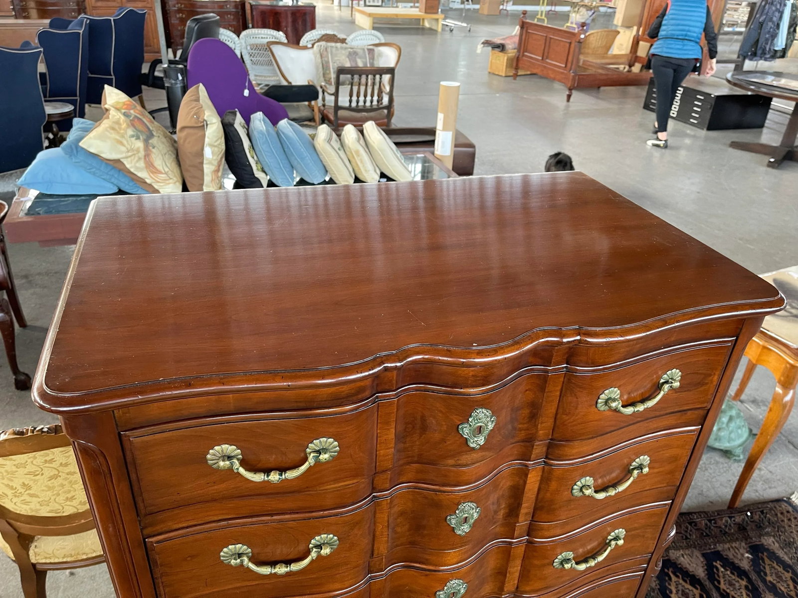John Widdicomb French Provincial Style Dresser Tall Chest - 5