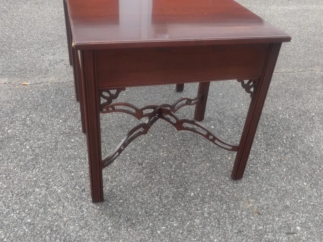 Ethan Allen Mid 20th Century Vintage Mid-Century Modern Side Tables - a Pair - 5