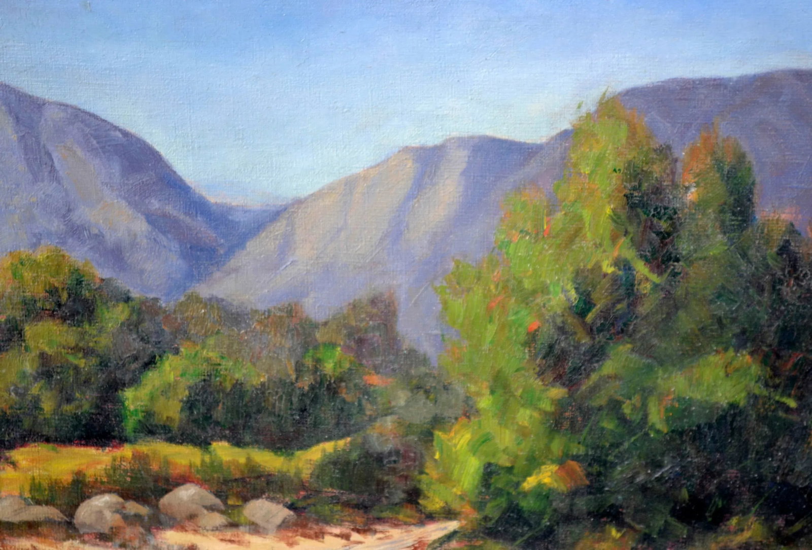 1930's California Mountain Trail Landscape by Sidney L. Brock - 3