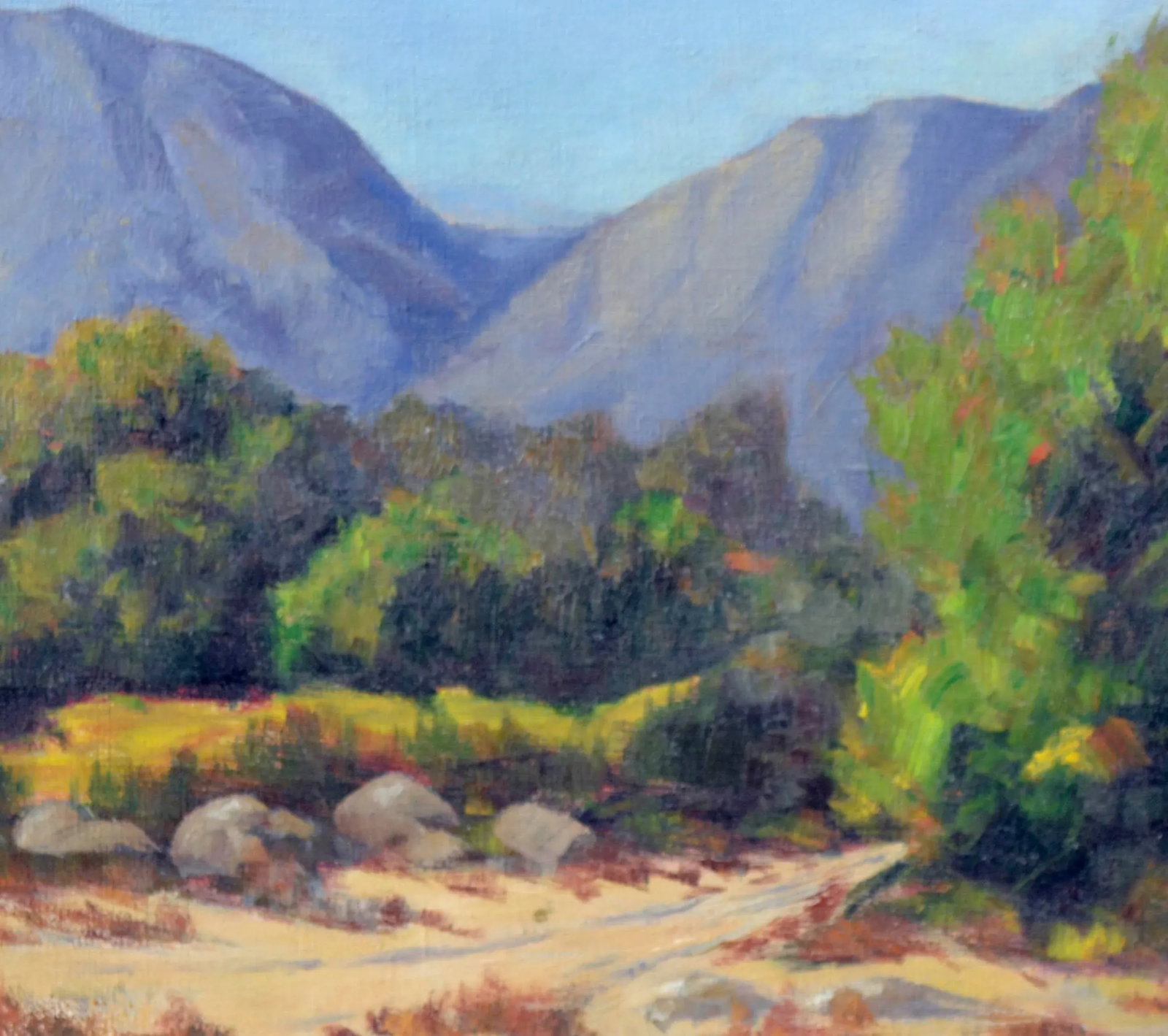 1930's California Mountain Trail Landscape by Sidney L. Brock - 4