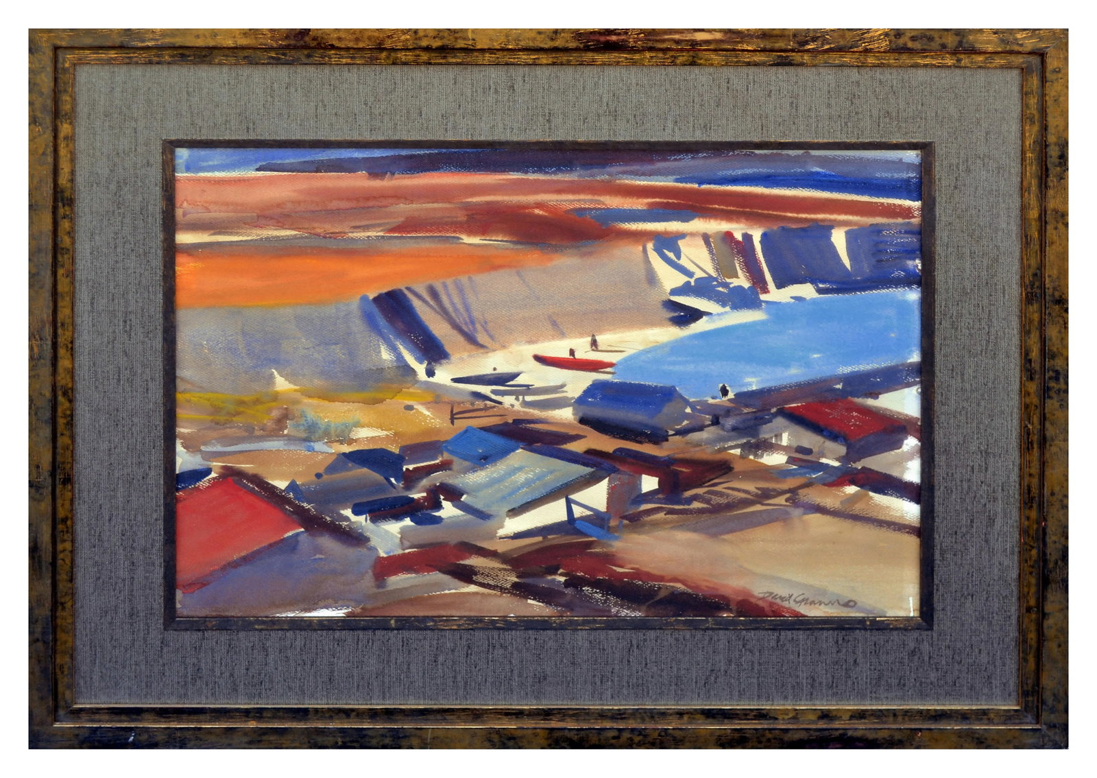 Mid Century California School Cove Landscape by David H. Granno - 5