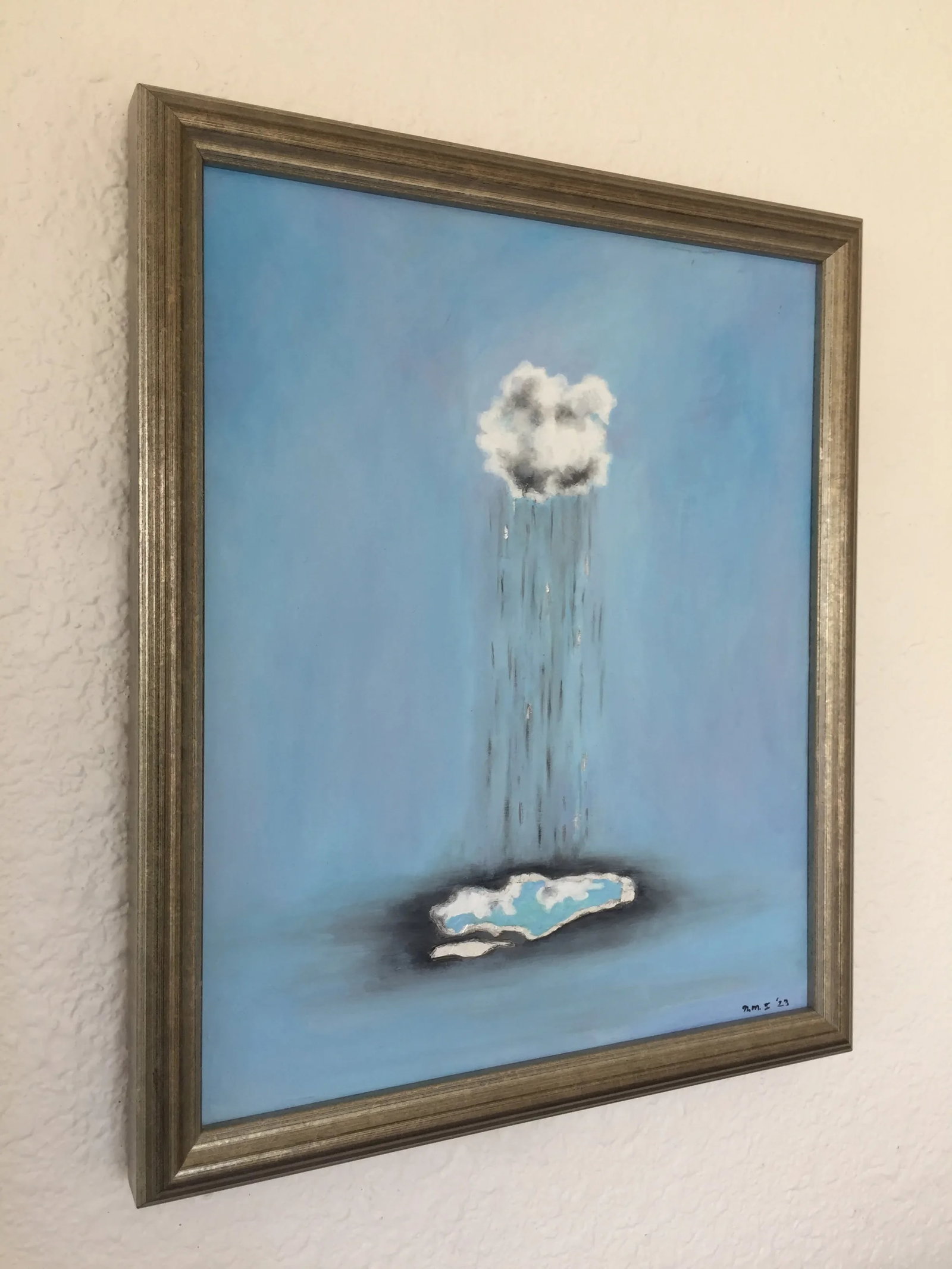 "Reflection of Joy" Contemporary Original Abstract Surrealist Oil Painting by Natalie Mitchell/Sette - 2