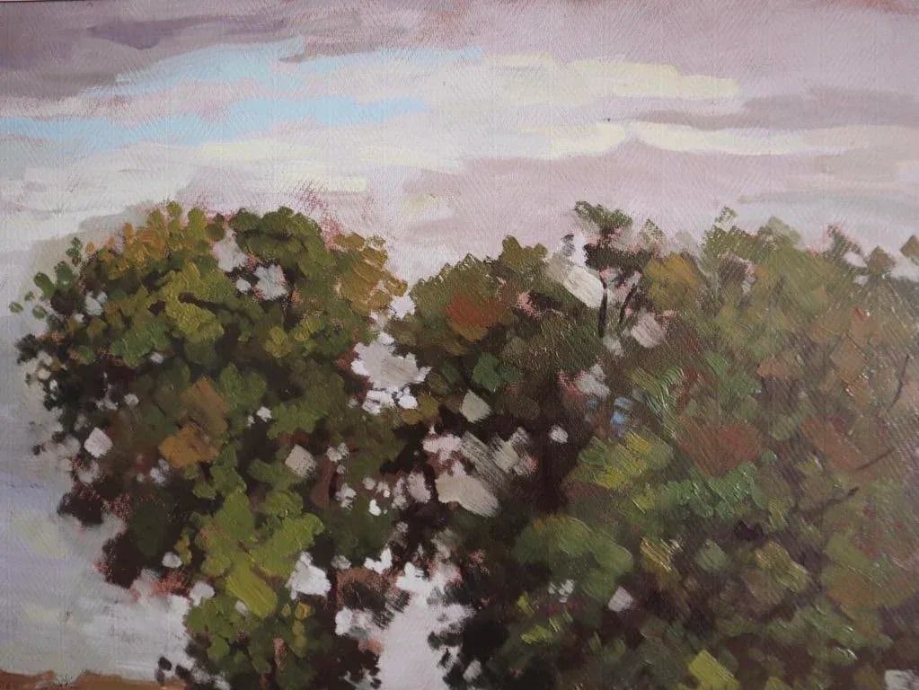 Vintage Boris Covali-Lepei Oil Painting - 3