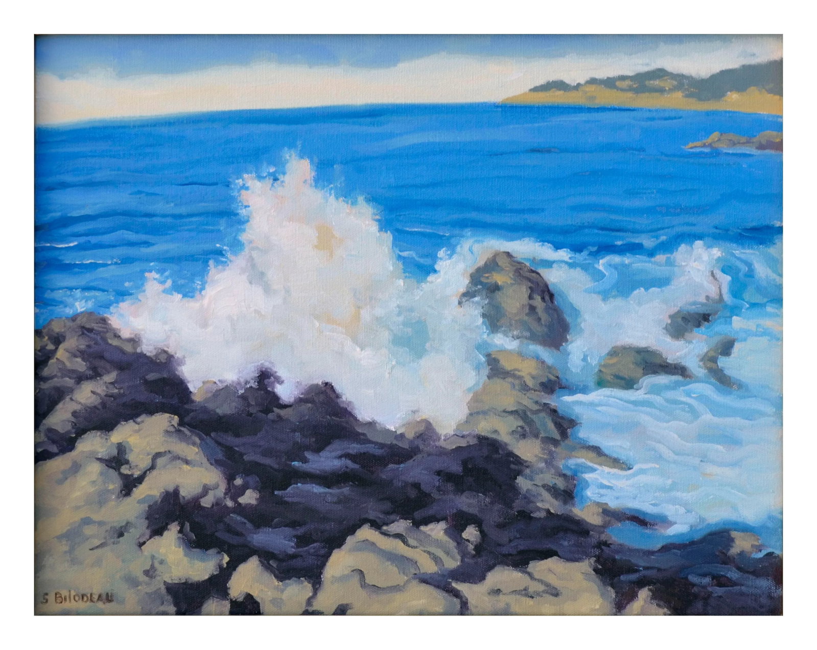 "Crashing Surf" - Pacific Coast Seascape by Steven Guy Bilodeau - 2