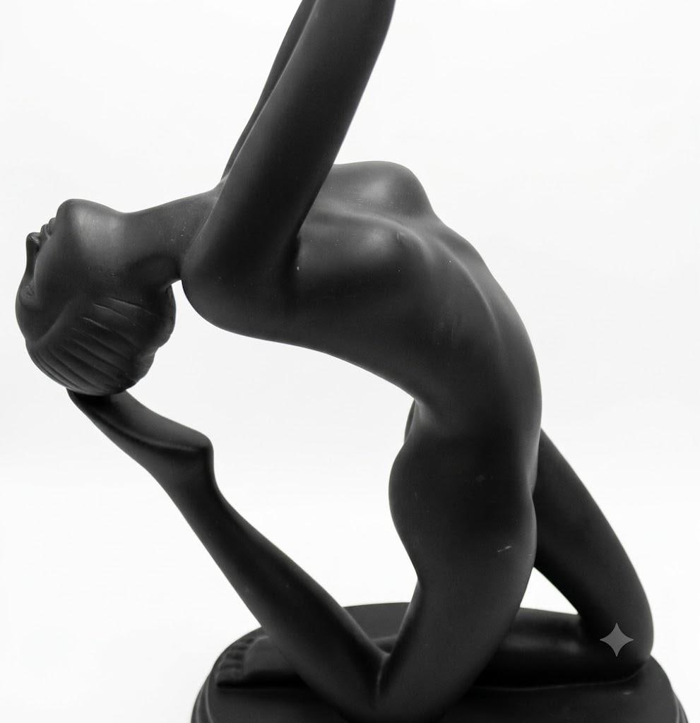 1970s Art Deco Style Nude Table Lamp - 2