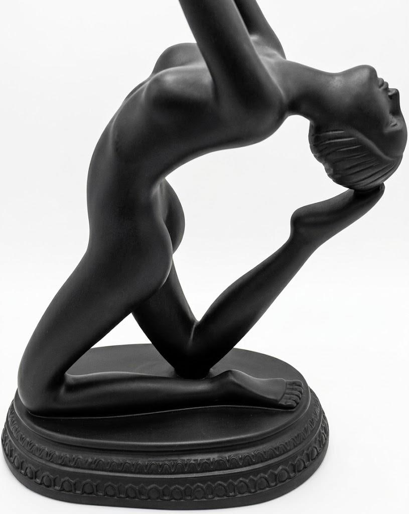 1970s Art Deco Style Nude Table Lamp - 8