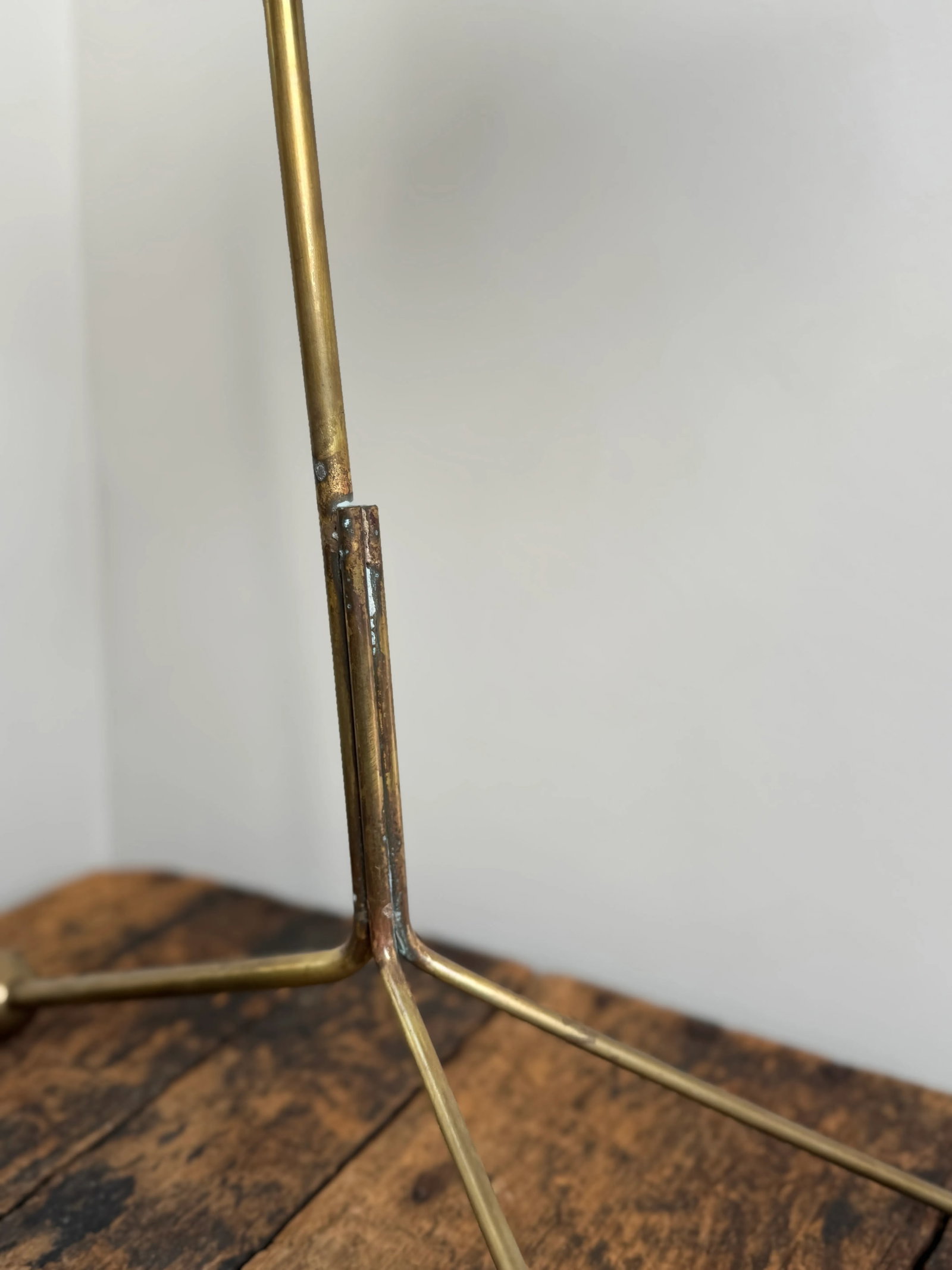 Contemporary Brass Fountainhead Desk Lamp - 8