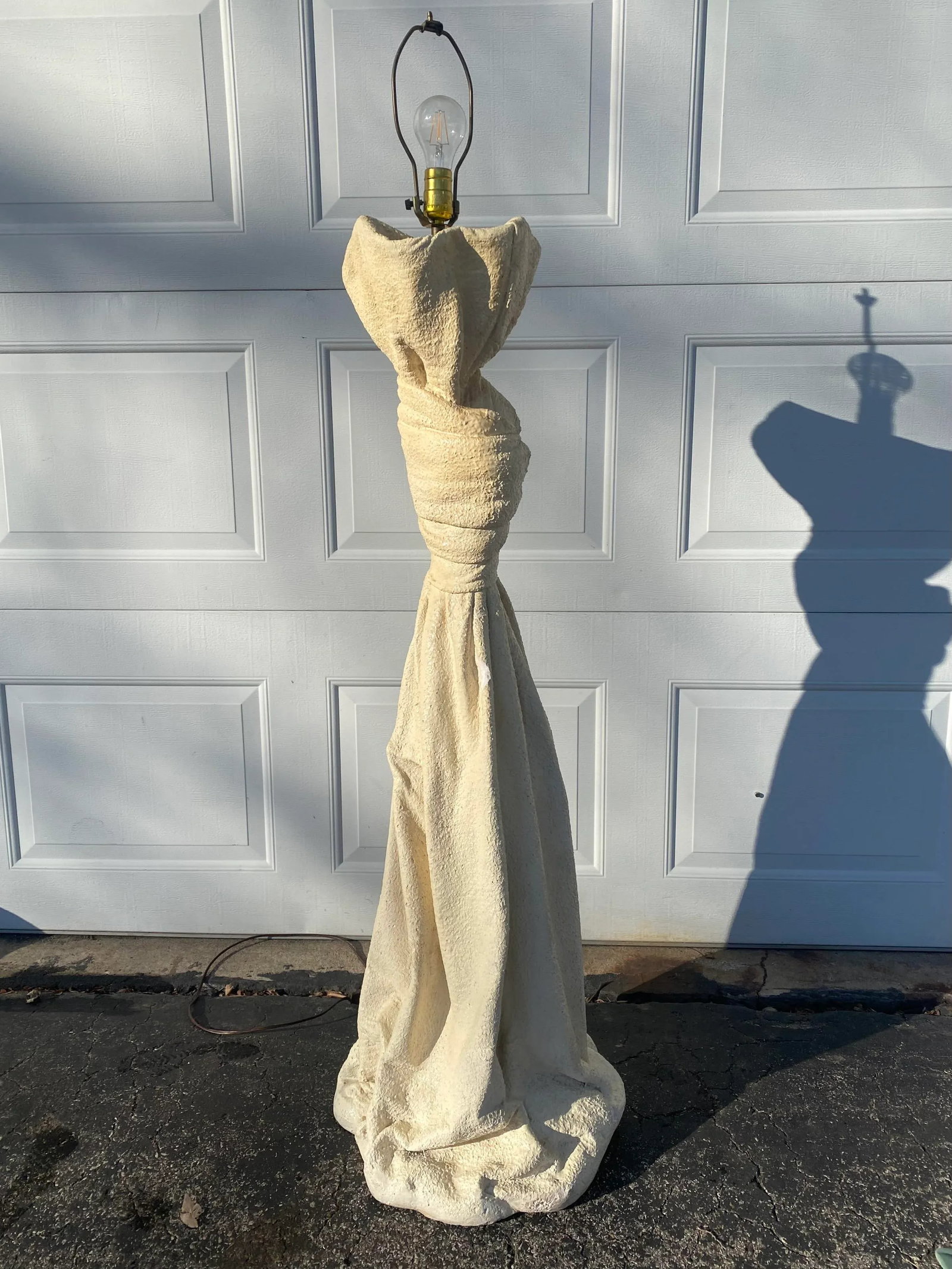 1970s Draped Knot Knotted Floor Lamp in the Style of John Dickinson - 2