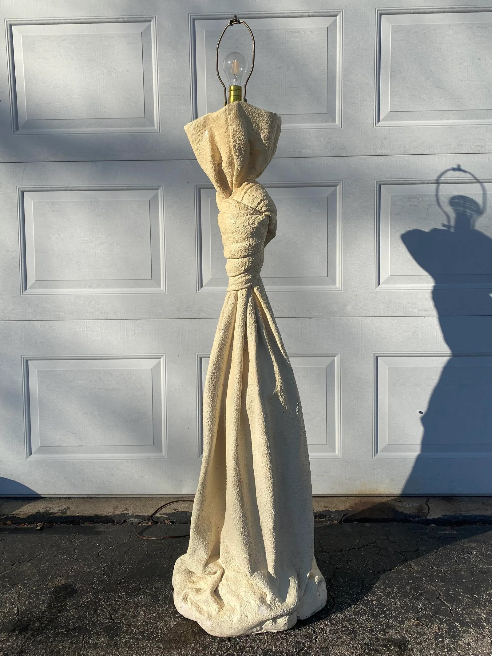 1970s Draped Knot Knotted Floor Lamp in the Style of John Dickinson - 3