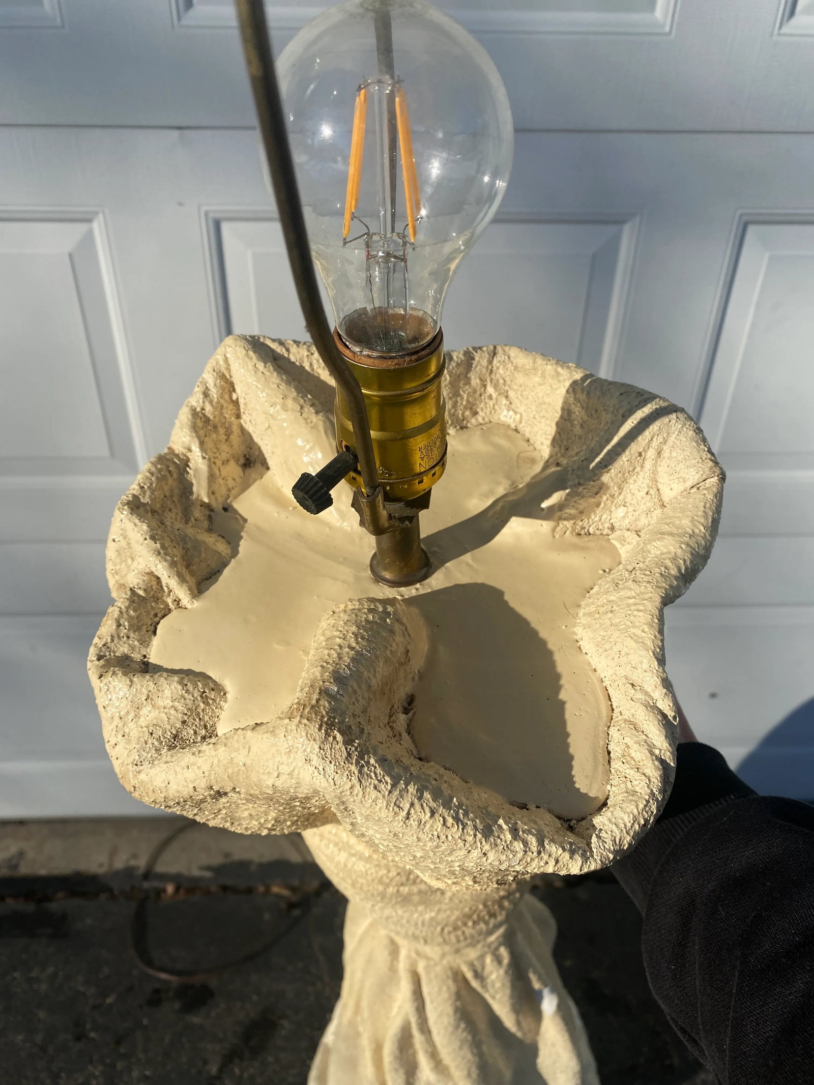 1970s Draped Knot Knotted Floor Lamp in the Style of John Dickinson - 8
