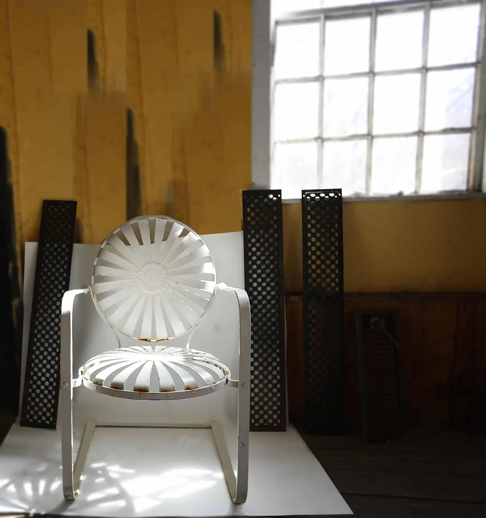 Francois Carre Cantilever Garden Chairs - Set of Four - 6