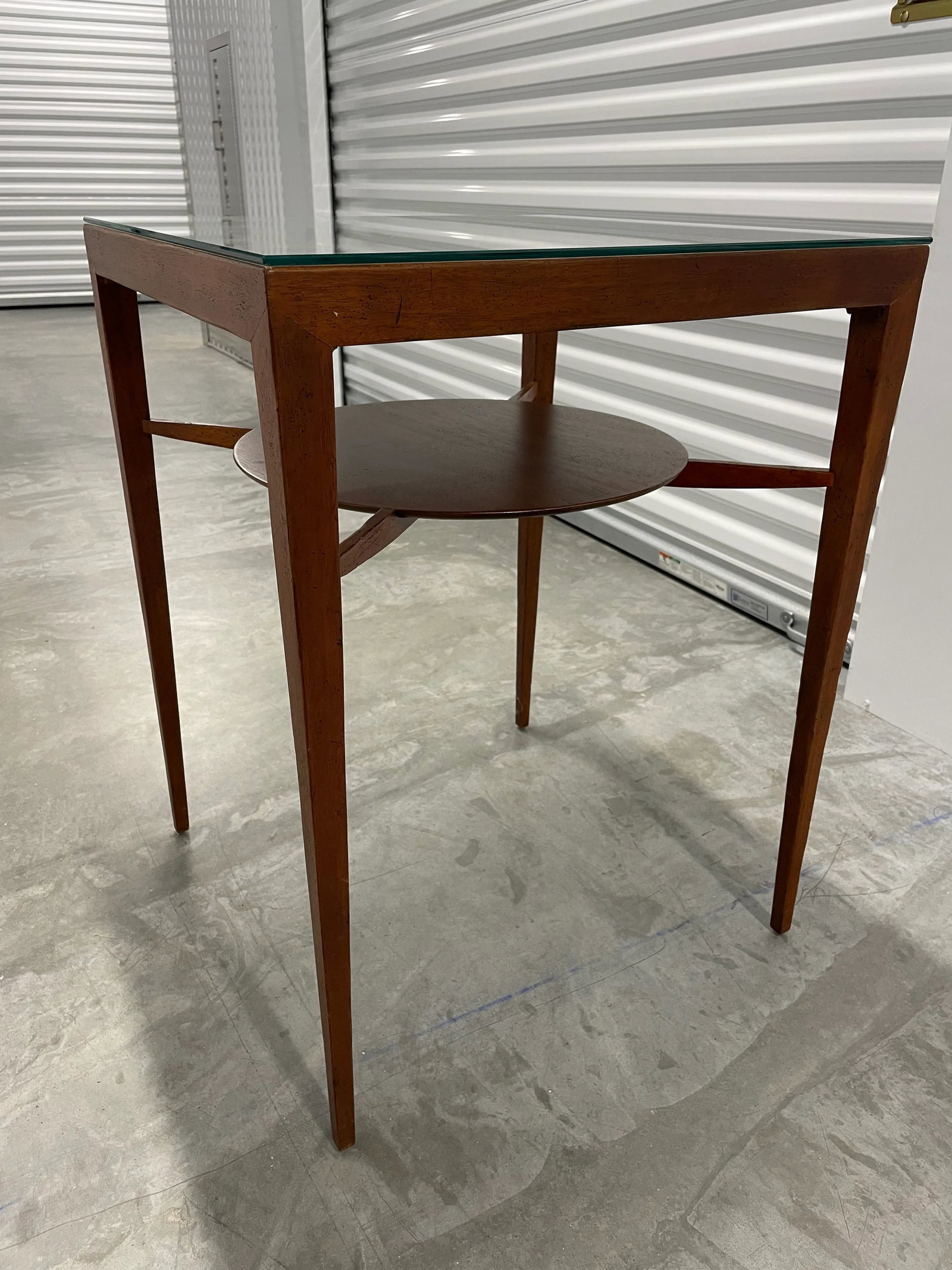 1960s Baker Furniture Mid-Century Modern Walnut Side Table - 4