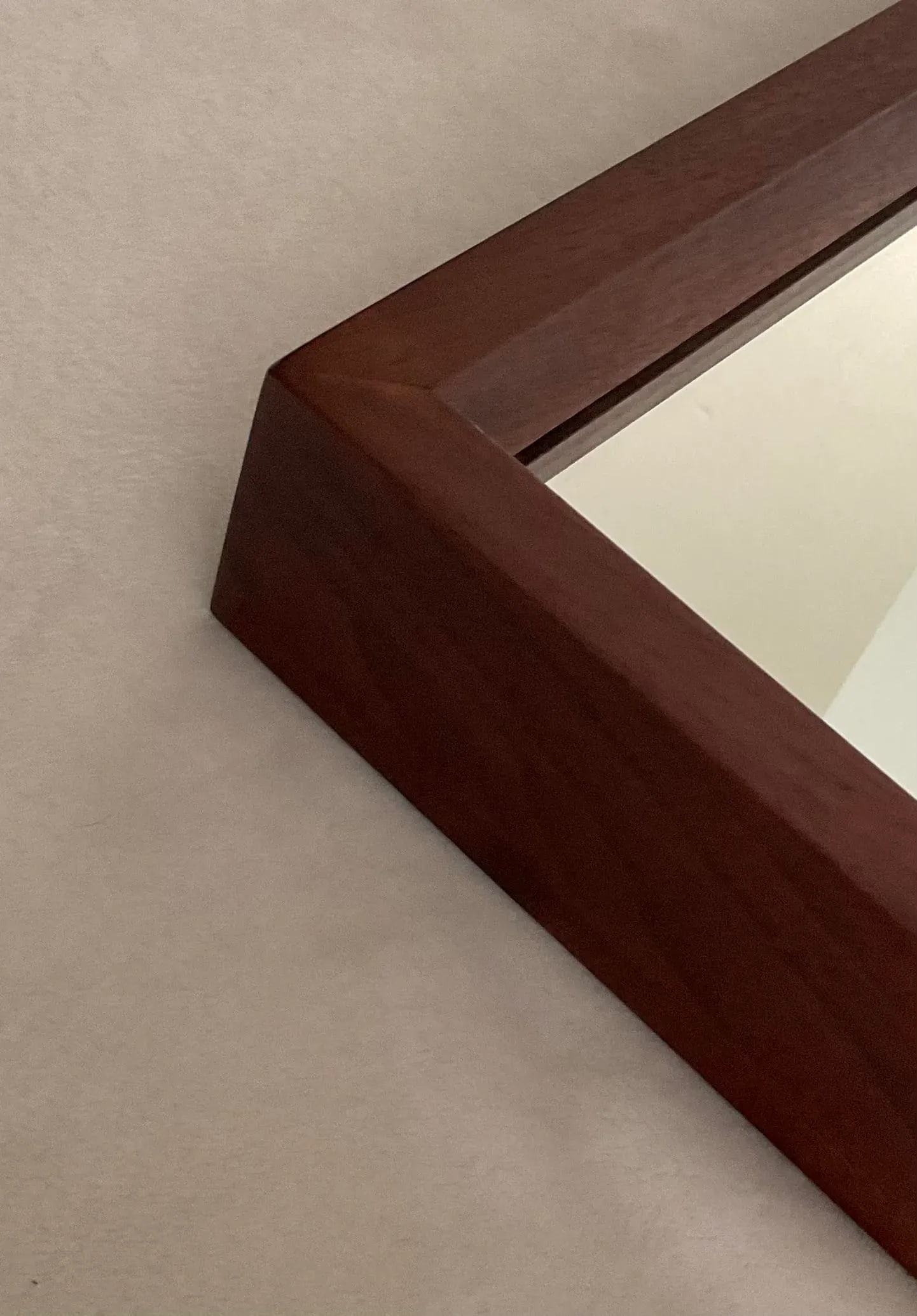 Milo Baughman for Directional Mid Century Walnut Two-Drawer Chest and Mirror, Circa 60's - 10