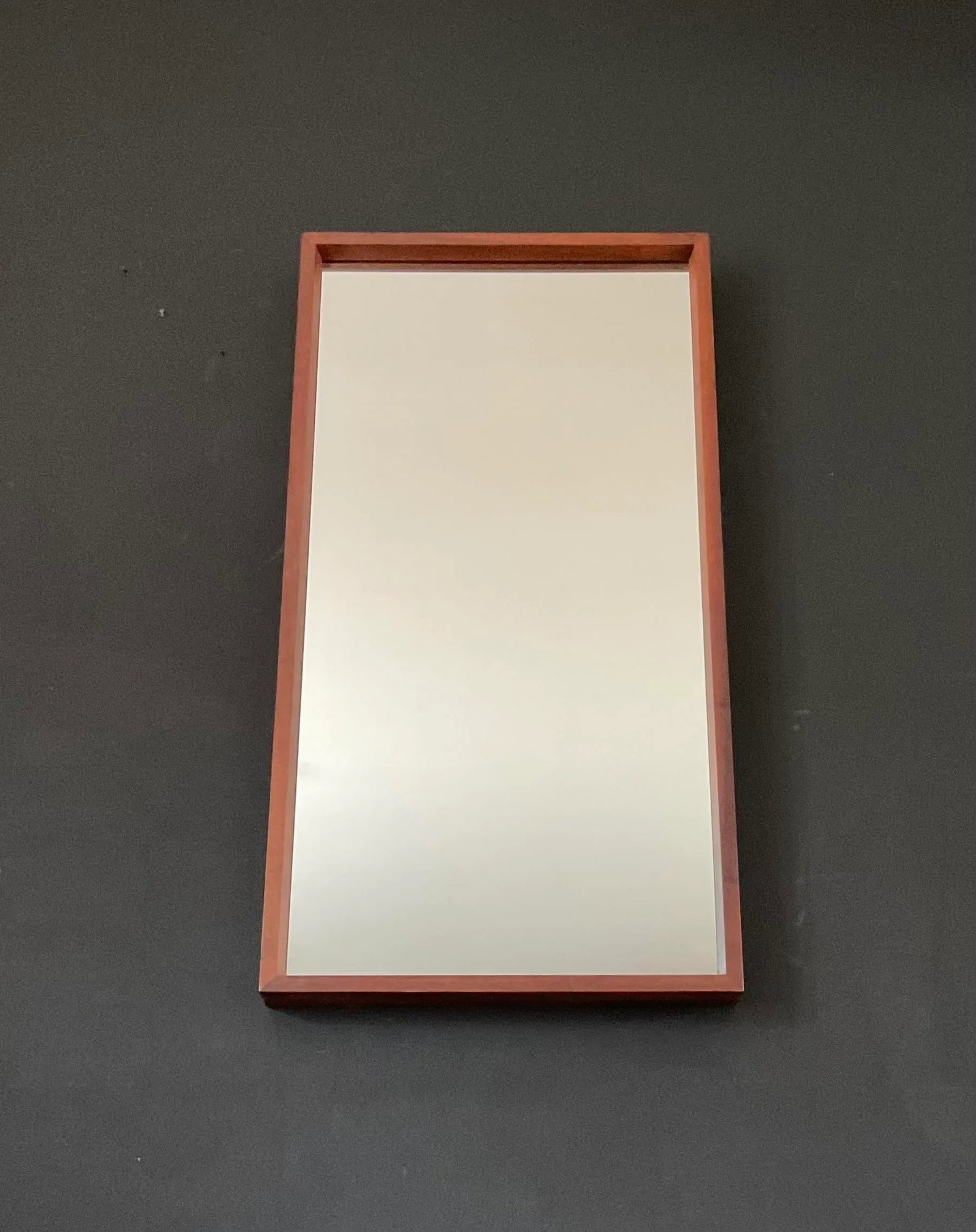 Milo Baughman for Directional Mid Century Walnut Two-Drawer Chest and Mirror, Circa 60's - 7