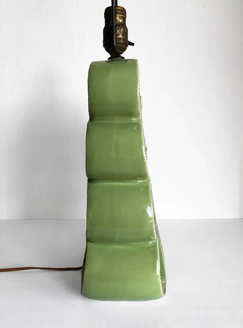 Vintage Art Deco Ceramic Table Lamp, 1937 - 4